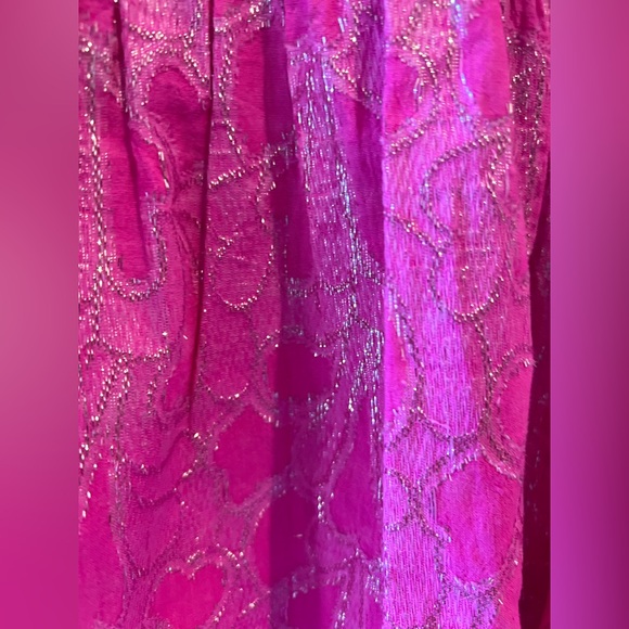 Milly Cabana Wendy Lurex Jacquard Skort Pink Size M NWT - Picture 5 of 9